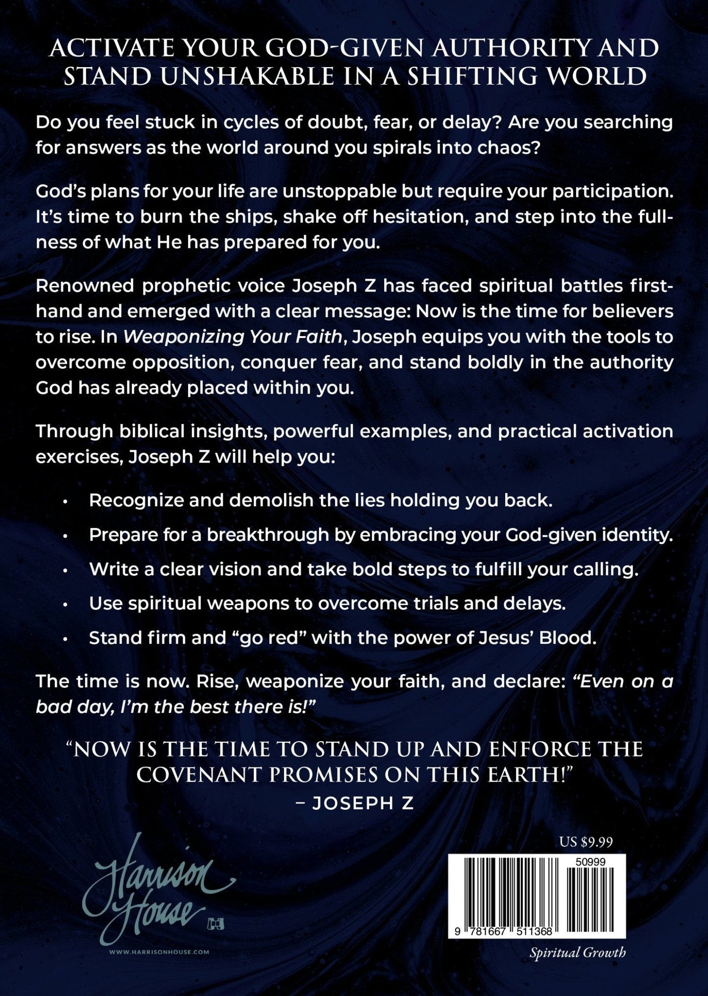 Weaponizing Your Faith: Supernaturally Equipped to Receive Your Breakthrough Paperback – February 4, 2025 - Faith & Flame - Books and Gifts - Harrison House - 9781667511368